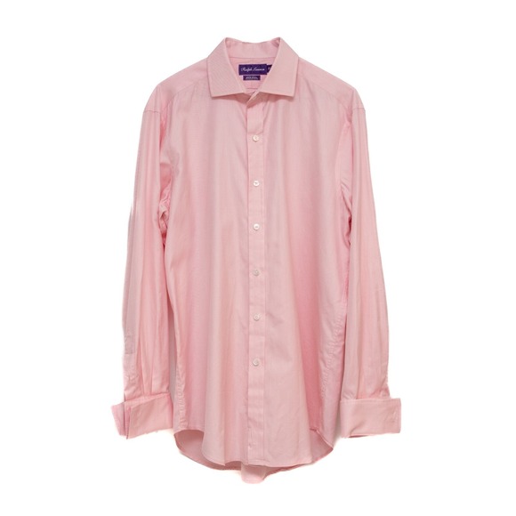 Ralph Lauren Purple Label Other - Ralph Lauren Purple Label Shirt Men 15.5 Pink Slim Fit French Cuff Made in G.B